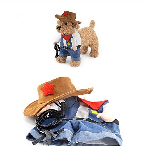 Pet Transformed Dress Cowboy Standing Dog Clothes Selfie Entertainment Clothing Clothes for Pets
