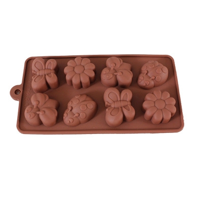 Bee Beetle Silica gel Cake Chocolate Handmade Soap DIY Mold Ice Tray   Kitchen Restaurant Supplies