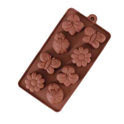 Bee Beetle Silica gel Cake Chocolate Handmade Soap DIY Mold Ice Tray   Kitchen Restaurant Supplies