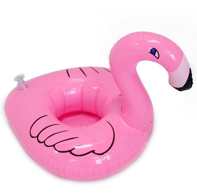 Inflatable Flamingo Cola set Swim Cola coaster Mobile phone Beverage cup holder child Water toy