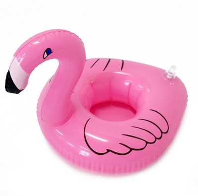 Inflatable Flamingo Cola set Swim Cola coaster Mobile phone Beverage cup holder child Water toy