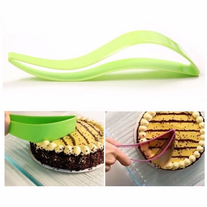 2set Cake cutter One-piece Cut Cake knife Cutting knife Cutter Not dirty hands  Dining room appliances
