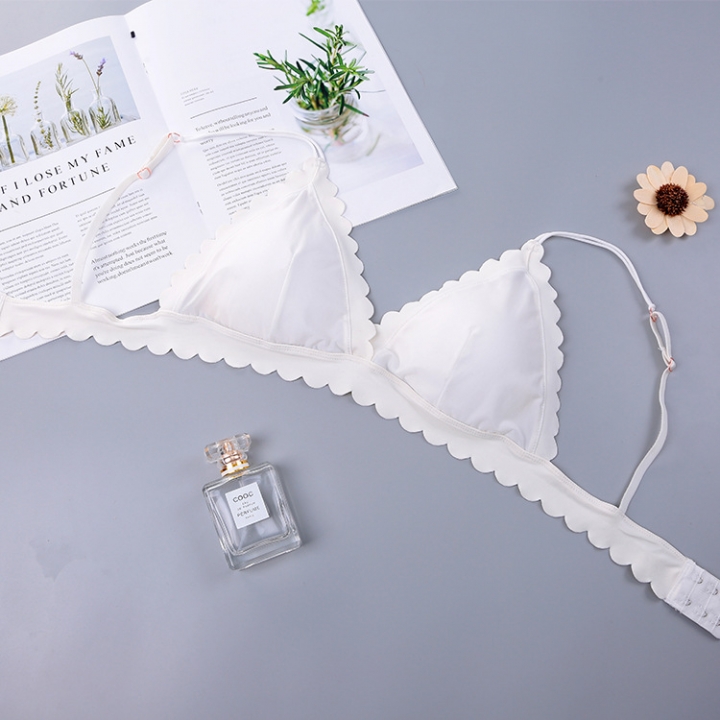 Ms The New Sexy Gather No Trace No rims Bra Ice silk Thin Cup Adjustable Underwear