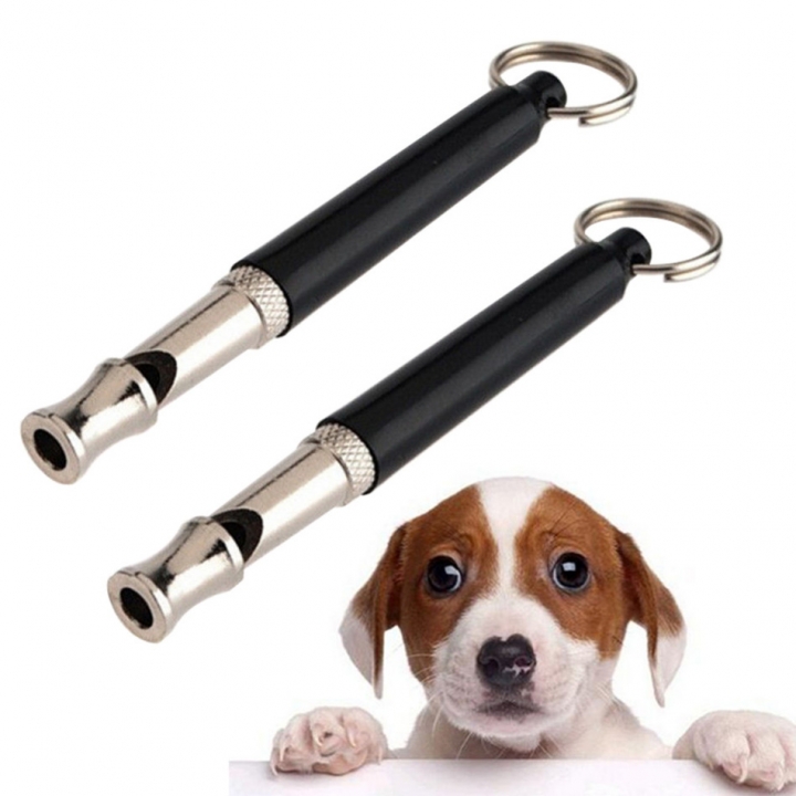 Sound Pet Dog Training Whistle Flute Portable Keychain Dog Whistle Adjustable Dog Flute