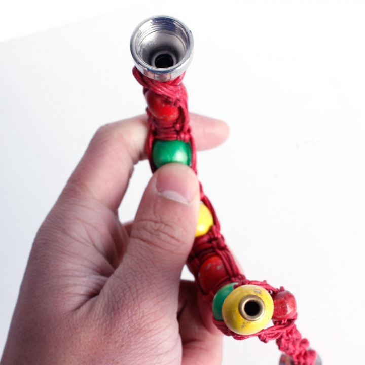New Portable Metal Bracelet Smoke Smoking Pipe Jamaica Rasta Weed Pipe 3 Colors Gift