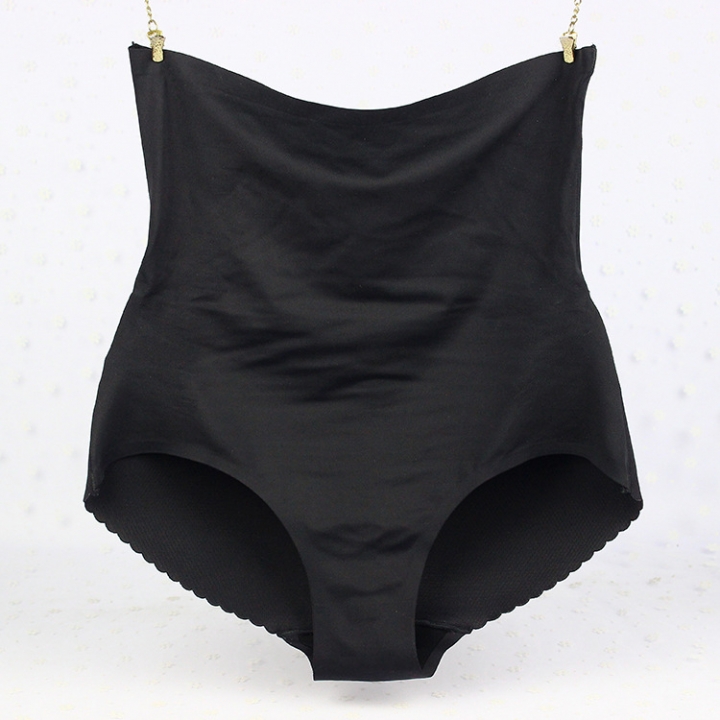 Hip No trace Abdomen Body sculpting High elasticity female High waist Panties