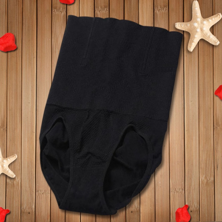Seamless High waist Body Body sculpting Abdominal pants Warm palace Hip Ms Waist Triangle Panties