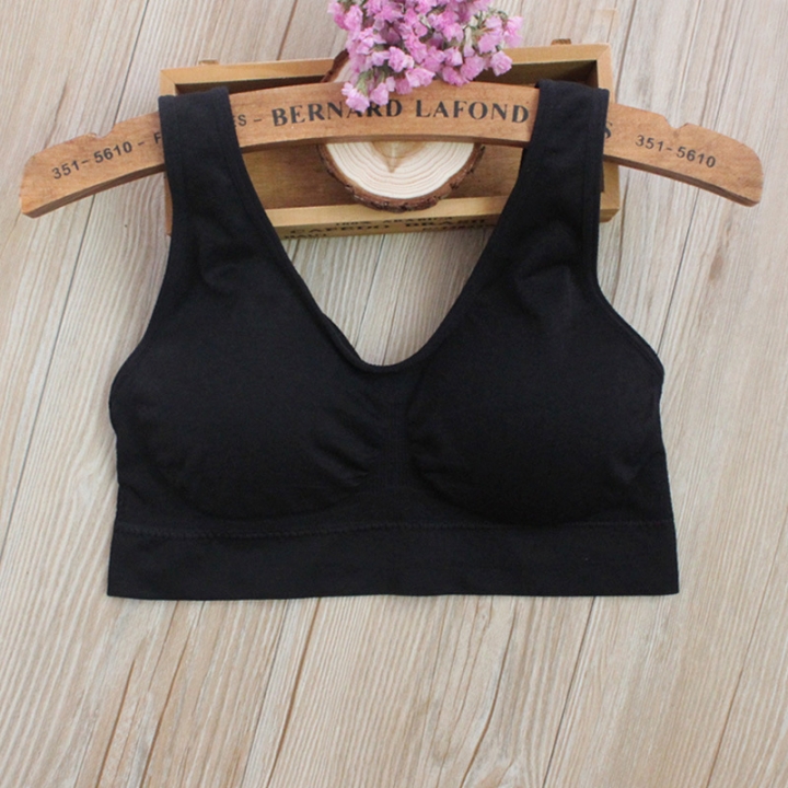 Seamless No rims Movement Wrapped chest Yoga underwear Comfortable No trace Sleep Bra vest