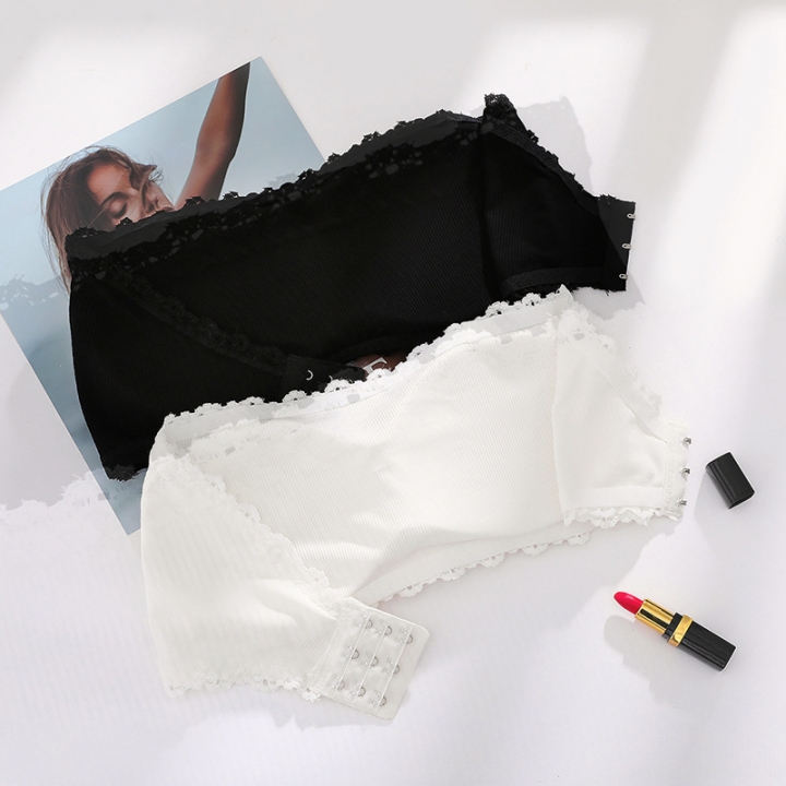 Ms adjustable Lace Wrapped chest Tube top No rims Anti-light Ms Bottoming underwear