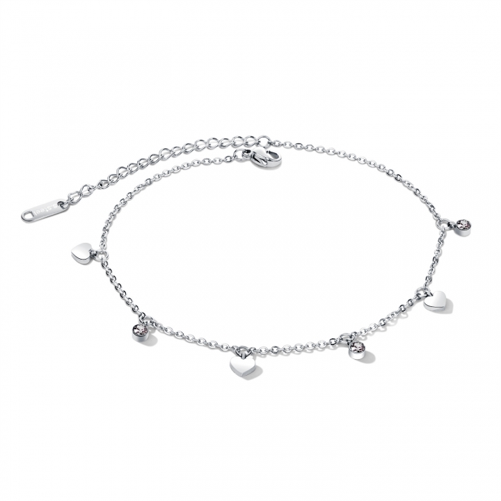 Titanium steel 18K rose gold Love Anklet Simple Girlfriend Sister chain Accessories