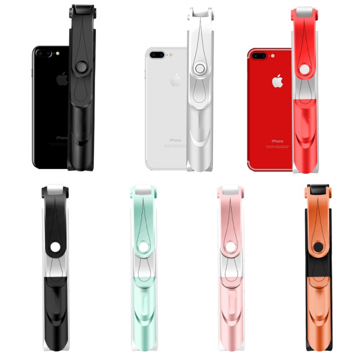 Bluetooth Remote Portable Wireless 360 Degree Rotation Selfie Stick For iPhone For Android