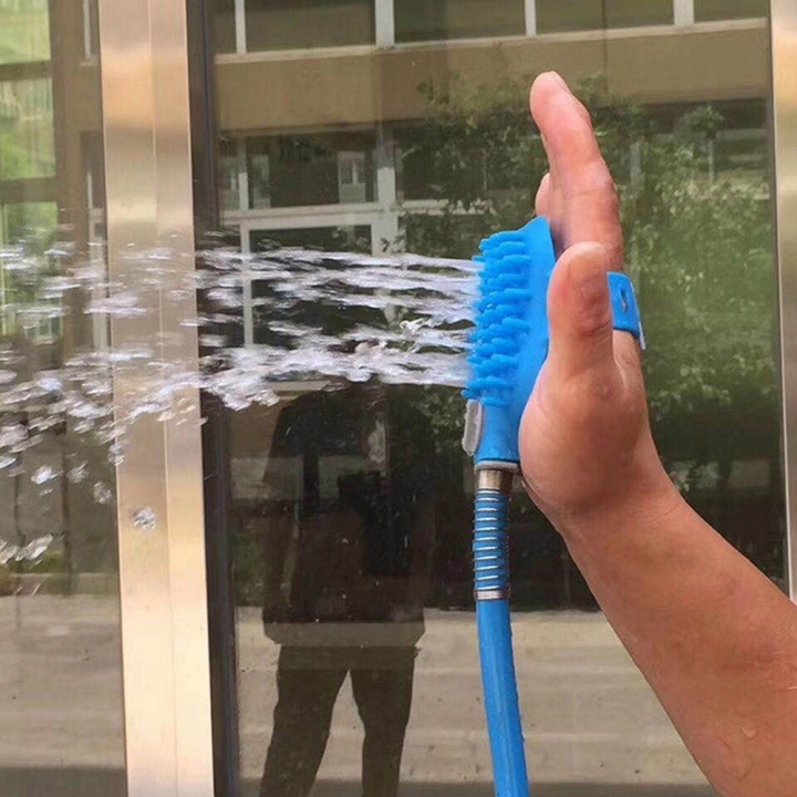 Comfortable Massager Shower Tool Cleaning Washing Bath Sprayers Palm-Sized Dog Scrubber Sprayer Hand