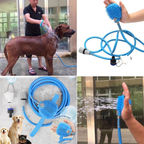 Comfortable Massager Shower Tool Cleaning Washing Bath Sprayers Palm-Sized Dog Scrubber Sprayer Hand