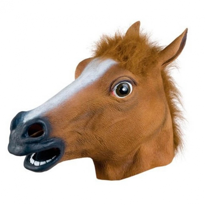 Horsehead Mask Animal Head Set Jiangnan Style Dog Ma Jun Halloween Horse Mask Mask of Terror