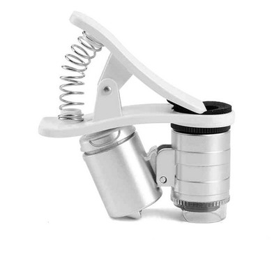 Microscope 60 times enlarge Mobile phone Magnifying glass Jewelry antique Identification