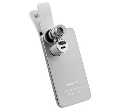 Microscope 60 times enlarge Mobile phone Magnifying glass Jewelry antique Identification