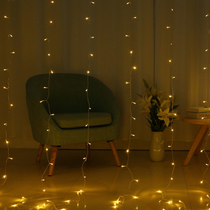 led Curtain light festival Decorative lights Gypsophila Wedding Christmas Flashing light