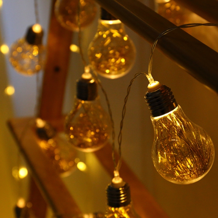 led Big ball Decorative lights Retro romantic Christmas new Year festival String lights