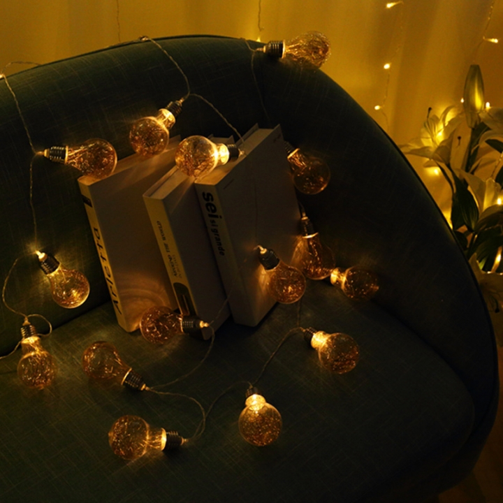 led Big ball Decorative lights Retro romantic Christmas new Year festival String lights