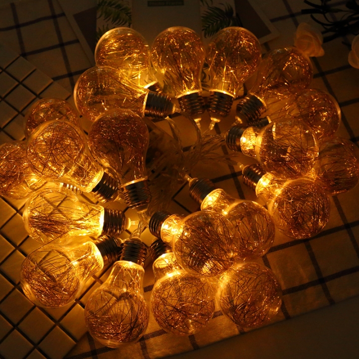 led Big ball Decorative lights Retro romantic Christmas new Year festival String lights