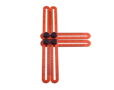 Plastic Activity Four-fold ruler Metric system Scale Multifunction Measuring square