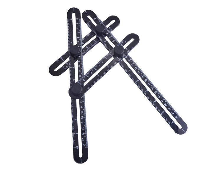 Plastic Activity Four-fold ruler Metric system Scale Multifunction Measuring square