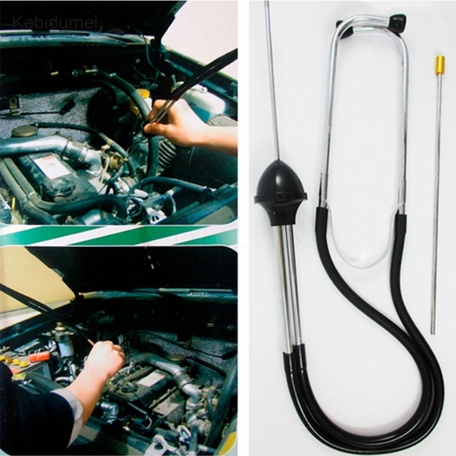 Auto Car Engine Block Stethoscope Automotive Tester Diagnostic Tools Noise Monitor Repair Engine
