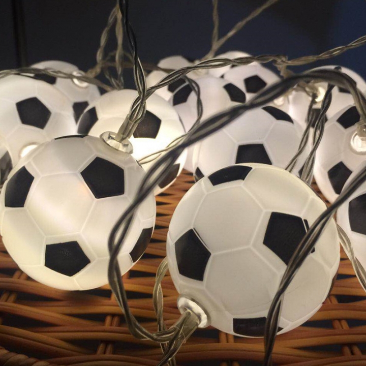 World cup led football Lantern Flashing light bar Gear Cafe background Decorative lights