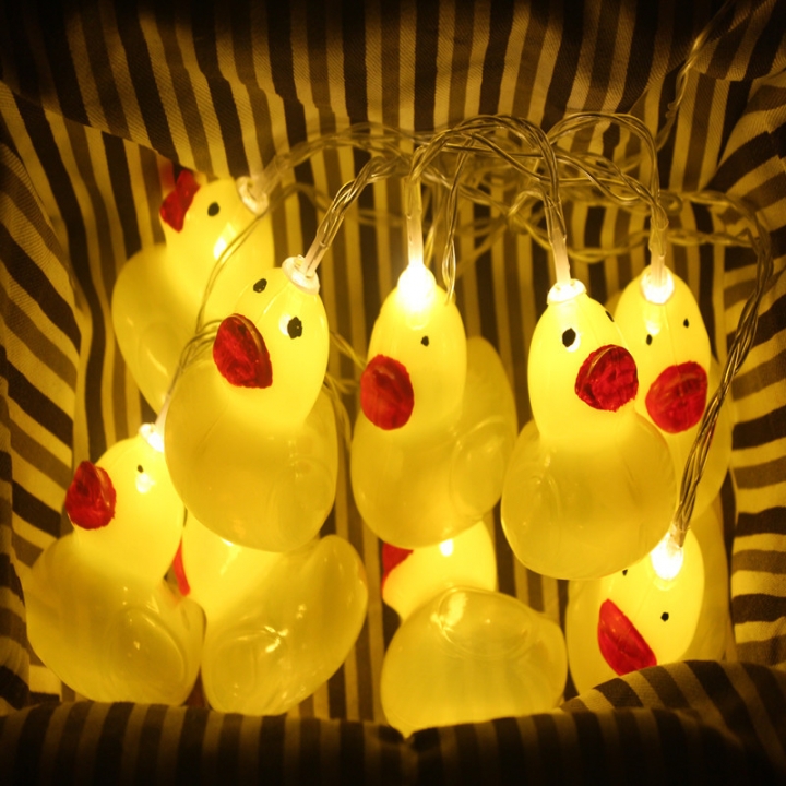 led Star light Lantern dream Teenage heart room Little yellow duck animal modeling Decorative lights