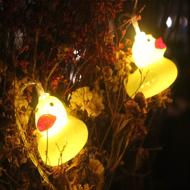 led Star light Lantern dream Teenage heart room Little yellow duck animal modeling Decorative lights