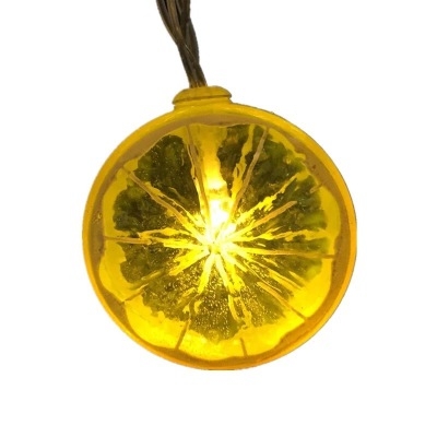 Lemon Slices String light Room Arrange Night light fruit Modeling lamp Party decoration Lantern