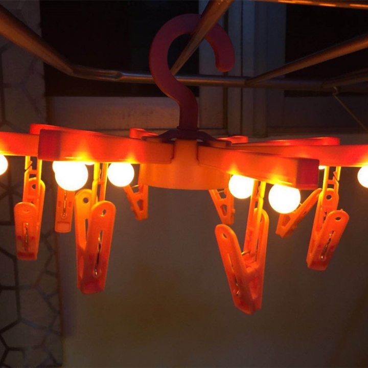 Foldable Hanger light led photo Clip Lantern Gypsophila bedroom Decorative string