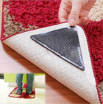 Carpet Non-slip Fixed sticker triangle Rubber pu Household carpet Non-slip mat Patch