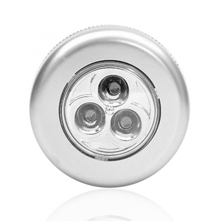 3 LED Touch Lamp Ceiling Wall/Cabinet Light LED Night Light Battery-powered Bedside Emergency Lamp