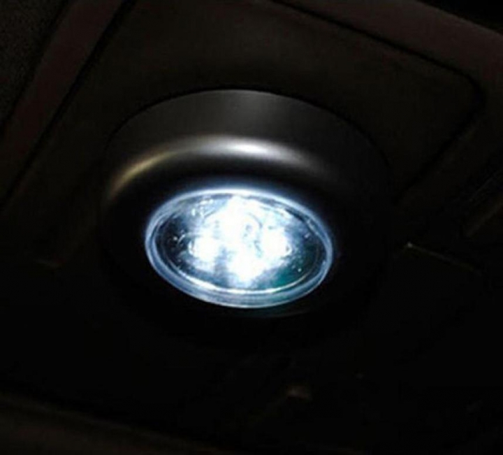 3 LED Touch Lamp Ceiling Wall/Cabinet Light LED Night Light Battery-powered Bedside Emergency Lamp