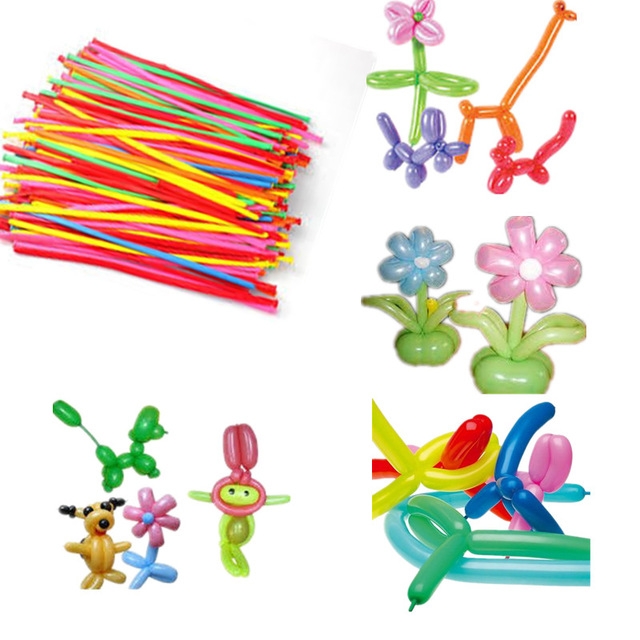 Long Strip Latex Magic Balloons DIY Modeling Ballons Wedding Birthday Party Decorations
