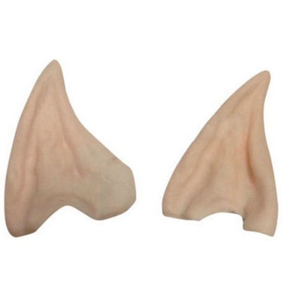 2set Halloween Elf half ear Cos Supplies dress up Prop False tip ear