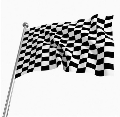 Large Racing Checkered Flag Home Decor Polyester High Quality Finish Line Banner
