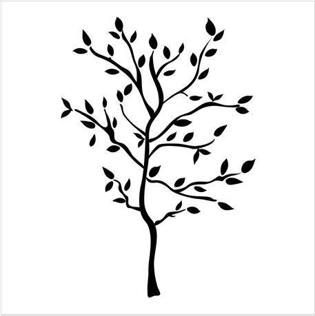 Creative black Branch 157*119cm Western style Carved Wall sticker