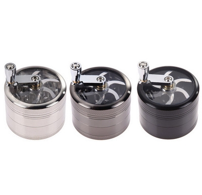 4th floor metal Hand shake Smoke machine 55mm Zinc alloy handle Smoke machine Cigarette breaker