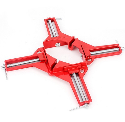 Reinforced 90° Right angle clip DIY glass Fish tank fast Stitching Securing clip Picture frame clip