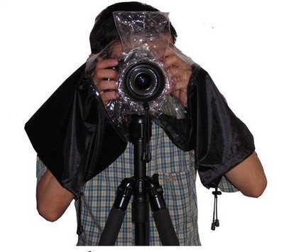 Camera Raincoat Nylon Transparent TPU Camera Rain Cover Dustproof Protector For DSLR Camera