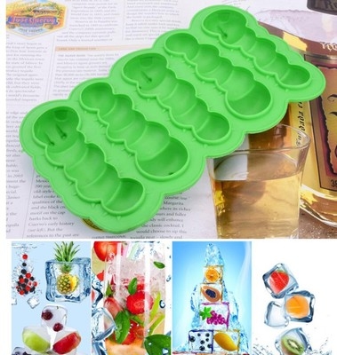 Caterpillar Ice Tray  Ice mold Creative Ice cube Mold Ice box Food supplement box freezing box   Kitchen Restaurant Supplies