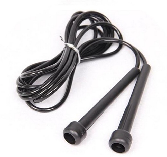 Portable movement Fitness Jump rope Pen handle plastic rope skipping