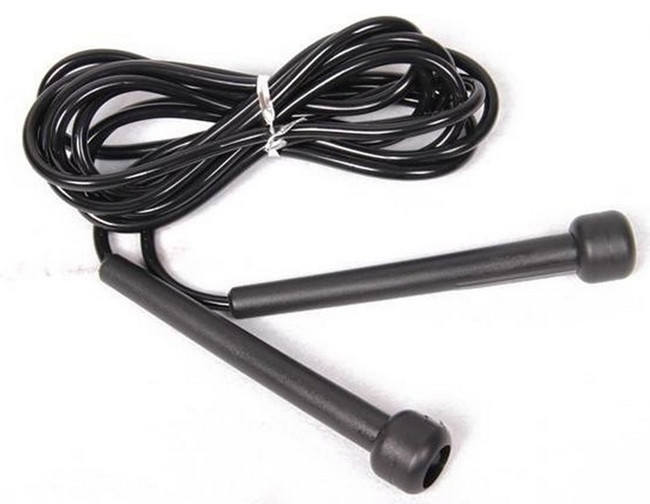Portable movement Fitness Jump rope Pen handle plastic rope skipping