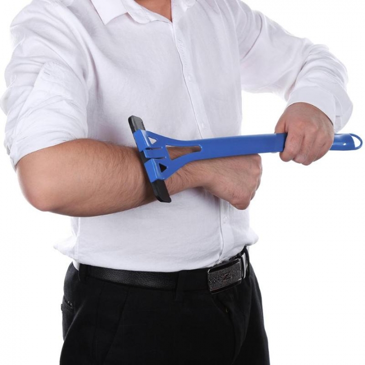 Men Manual Back Hair Shaver Blade Trimmer Do-it-yourself Whole Leg Back Hair Razor Long Handle