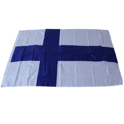 Suomen Tasavalta Finland Flag Suomi Banner Siniristilippu Happy Gifts High Quality Polyester Fabrics