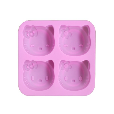 4 company expression Cake mold Cat head Chocolate mold kitchen Baking Silica gel Mold