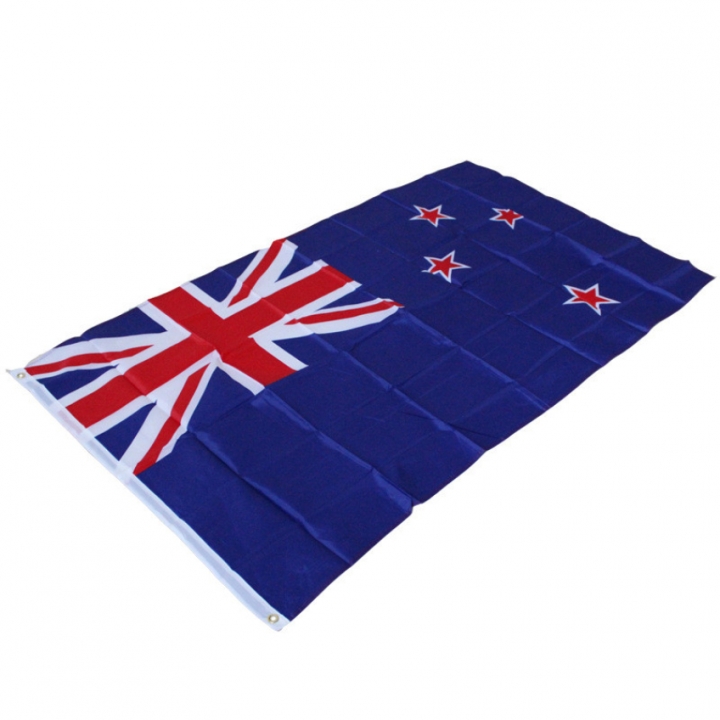 90 x150cm Zealand Flag Polyester National Banner Happy Gifts High Quality Polyester Fabrics