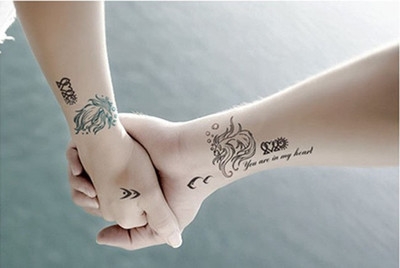 Creative personality trend Marine fish Tattoo sticker Lip paste Nail sticker Tattoo sticker